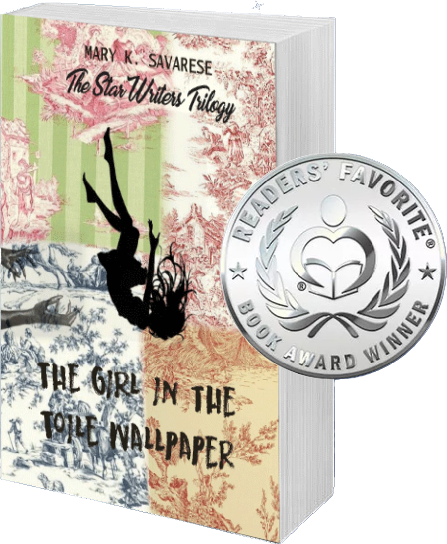 the Girl in the Toile Wall Paper